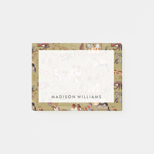 Symbol-Muster Ägyptens | Post-it Klebezettel (Vorderseite)