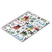 Symbol-Muster Asiens | Notizblock (Linke Seite)