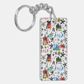 Symbol-Muster Asiens | Schlüsselanhänger (Vorderseite links)