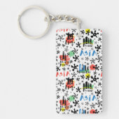 Symbol-Muster Asiens | Schlüsselanhänger (Vorderseite)