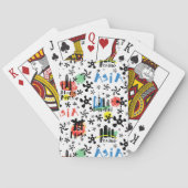 Symbol-Muster Asiens | Spielkarten (Rückseite)