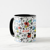 Symbol-Muster Asiens | Tasse (Vorderseite Links)