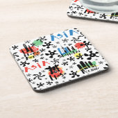 Symbol-Muster Asiens | Untersetzer (Linke Seite)