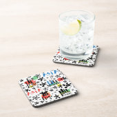 Symbol-Muster Asiens | Untersetzer (Rechte Seite)