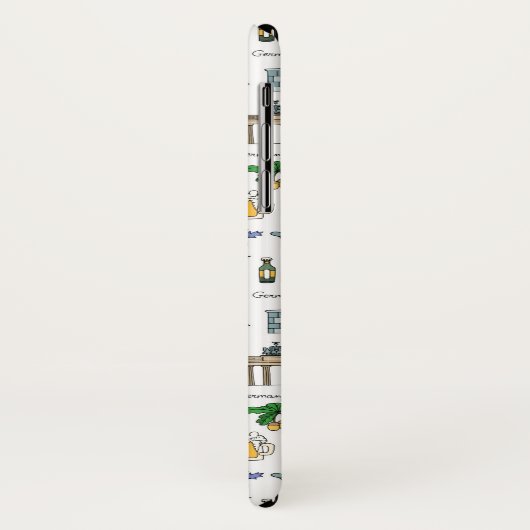 Symbol-Muster Deutschlands | Case-Mate iPhone Hülle (Hinten/Links)