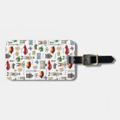 Symbol-Muster Deutschlands | Gepäckanhänger (Vorderseite horizontal)