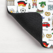 Symbol-Muster Deutschlands | Mousepad (Ecke)