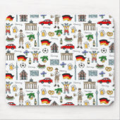 Symbol-Muster Deutschlands | Mousepad (Vorne)