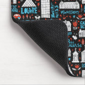 Symbol-Muster Frankreichs | Mousepad (Ecke)