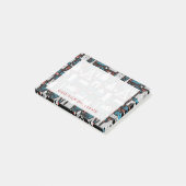 Symbol-Muster Frankreichs | Post-it Klebezettel (angewinkelt)