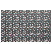 Symbol-Muster Frankreichs | Stoff (Fat Quarter (45,7 x 55,9 cm))