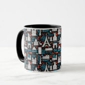 Symbol-Muster Frankreichs | Tasse (Vorderseite Links)