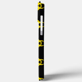 Symbol-Muster für Biogefährdung Telefongehäuse mit Case-Mate iPhone Hülle (Rückseite / Links)