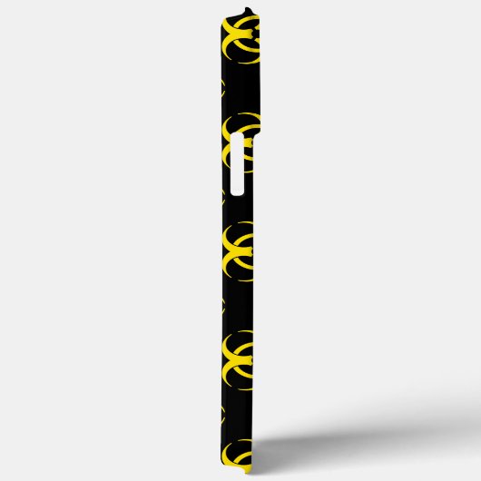 Symbol-Muster für Biogefährdung Telefongehäuse mit Case-Mate iPhone Hülle (Rückseite / Rechts)