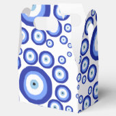 Symbol-Muster für griechisches Auge Viel Glück Geschenkschachtel (Geöffnet)