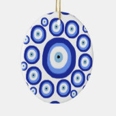 Symbol-Muster für griechisches Auge Viel Glück Keramik Ornament (Rechts)