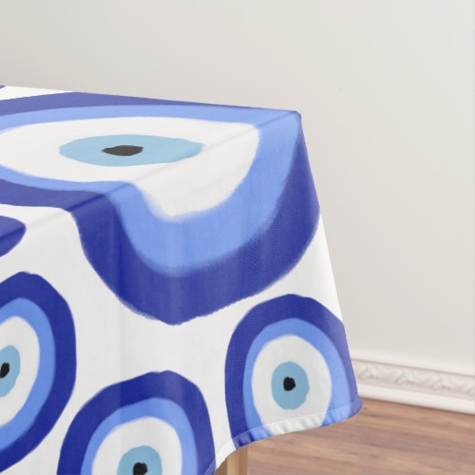 Symbol-Muster für griechisches Auge Viel Glück Tischdecke (Beispiel)