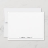 Symbol-Muster für schwarze und weiße Noten Mitteilungskarte (Vorderseite)