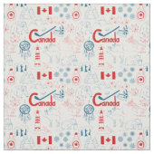 Symbol-Muster Kanadas | Stoff (Muster)