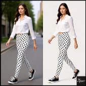 Symbol-Muster Leggings