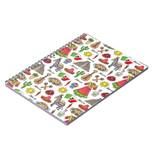 Symbol-Muster Mexikos | Notizblock (Linke Seite)