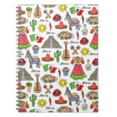 Symbol-Muster Mexikos | Notizblock (Vorderseite)