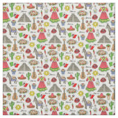 Symbol-Muster Mexikos | Stoff (Muster)