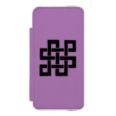 Symbol: Nade-Takara-Nusubi Incipio iPhone Geldbeutel-Hülle (Folio Vorderseite)