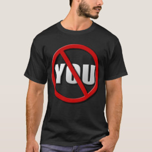 Symbol "Nein" (für dunkle Farben) T-Shirt