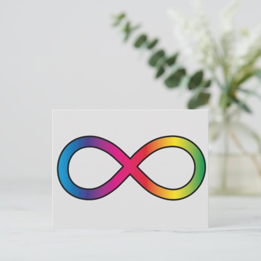 Symbol Neuroversität Postkarte (Stehend Vorderseite)
