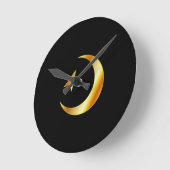Symbol of Islam religion Runde Wanduhr (Winkel)