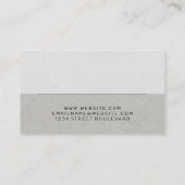 Symbol Origami Bird Visitenkarte (Rückseite)