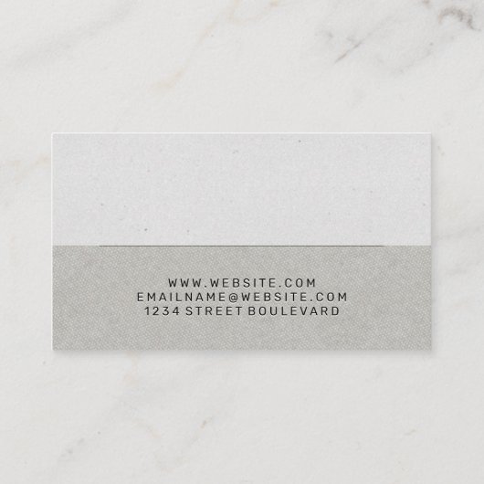 Symbol Origami Bird Visitenkarte (Rückseite)