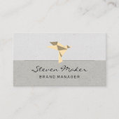 Symbol Origami Bird Visitenkarte (Vorderseite)