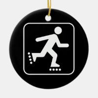 Symbol-Ornament des Rollerblade