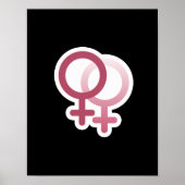 SYMBOL PINK DER LEERBISCHEN LIEBE POSTER (Vorne)