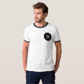 Symbol "Pisces" - Pocket T-Shirt (Vorne ganz)