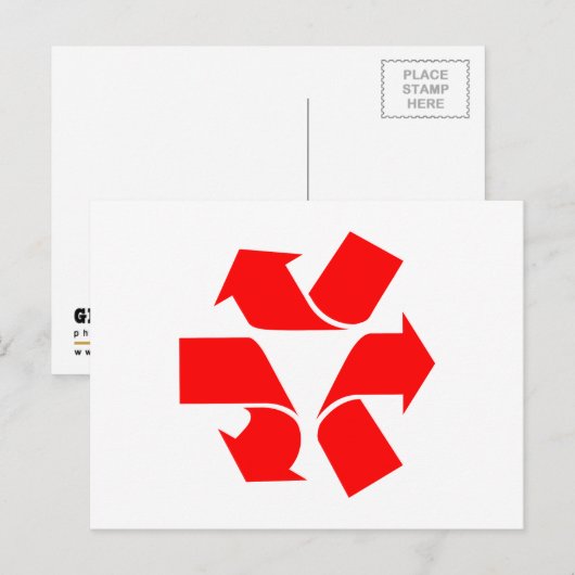 Symbol Postkarte (Vorne/Hinten)