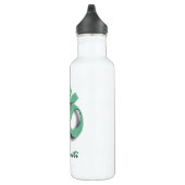 Symbol-rostfreie Wasser-Flasche OM Shanti Edelstahlflasche (Rechts)