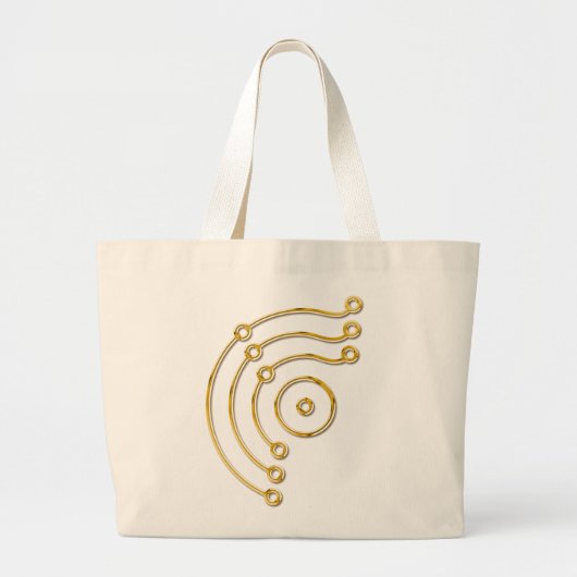 Symbol RUNA / GOLD Jumbo Stoffbeutel (Vorne)