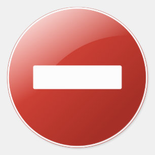 Symbol Runder Aufkleber