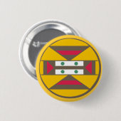 Symbol Schild Afrika shield africa Button (Vorne & Hinten)