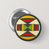 Symbol Schild Afrika shield africa Button (Vorne & Hinten)