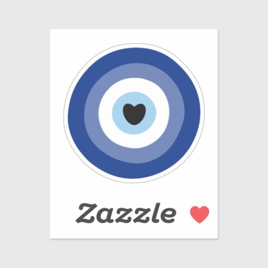 Symbol-Schutz des Bösen Aufkleber (Blatt)