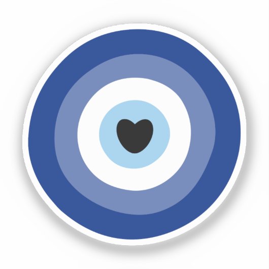 Symbol-Schutz des Bösen Aufkleber (Vorderseite)