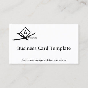 Symbol Sectional Chart Aerobatic Practice Area Visitenkarte