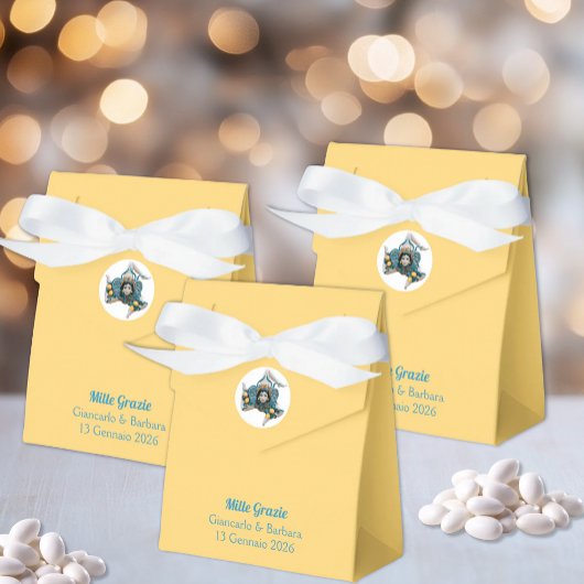 Symbol Siziliens Trinacria Medusa Gelb Sizilianisc Geschenkschachtel