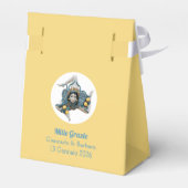 Symbol Siziliens Trinacria Medusa Gelb Sizilianisc Geschenkschachtel (Rückseite)