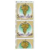 Symbol Sommelier Geschenktüte Für Weinflaschen (Rückseite)