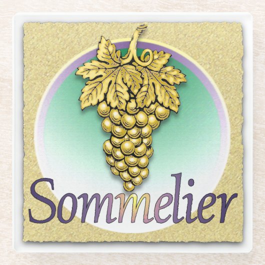 Symbol Sommelier Glasuntersetzer (Vorderseite)